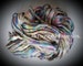 Sari Silk, Muted Multi Splatter Artists Palette, Sold Per 5 Yds, Fair Trade, recycled sari Silk Ribbon, ArtWear Elements® 