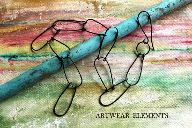 Artwear Elements® Handmade Art Chain, Bracelet Supply, Necklace Supplies, Jewelry Hardware, OX Wire, Jewelry Chain, Chain, ArtWear Elements® image 1