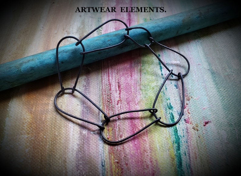 Artwear Elements® Handmade Art Chain, Bracelet Supply, Necklace Supplies, Jewelry Hardware, OX Wire, Jewelry Chain, Chain, ArtWear Elements® image 6