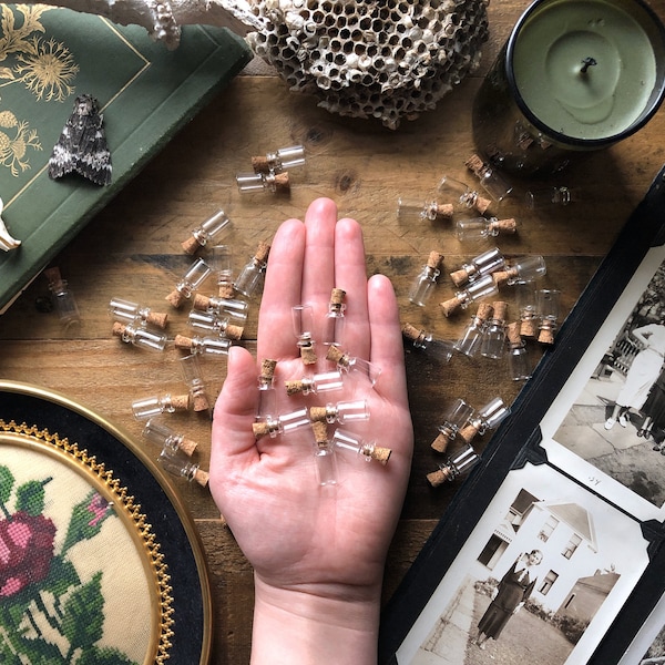Glass Vial Pendant Etsy