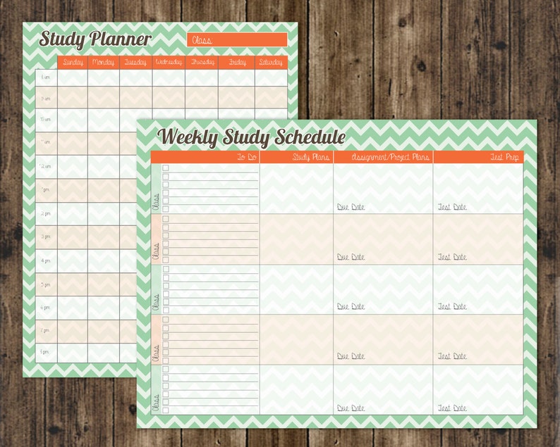 Student Planner Collection Etsy