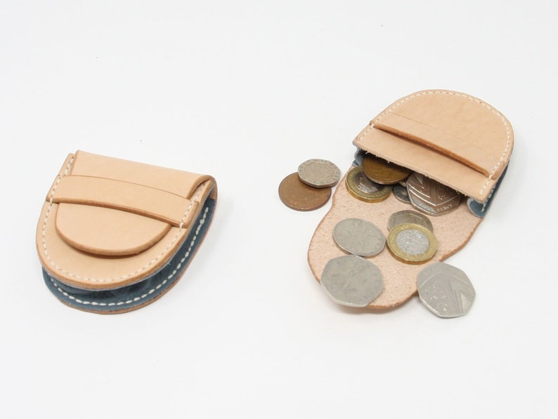 Monedero Tacon Monedero Visconti Monza Elegante Bandeja De Cuero - Main Image