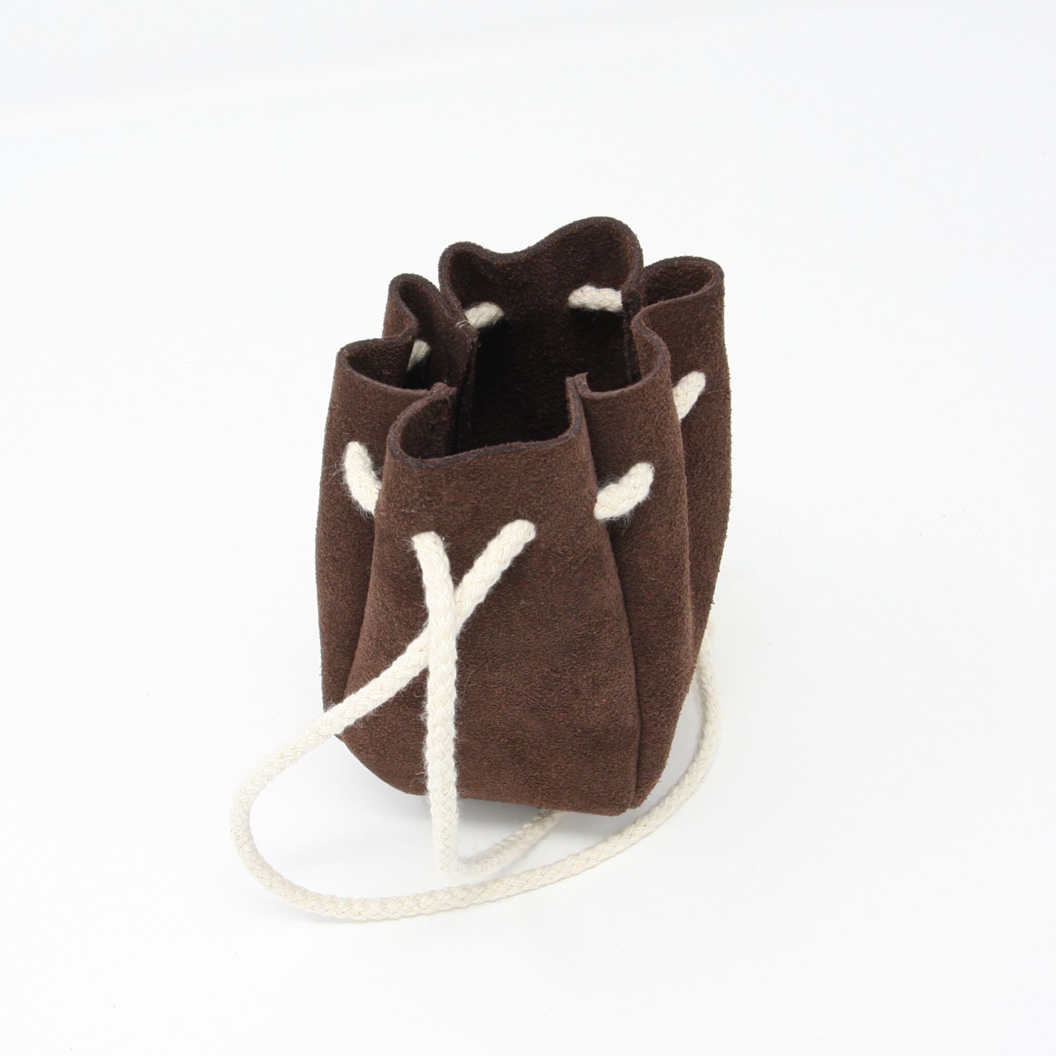 【KEBOZ】FAKE SUEDE DRAWSTRING POUCH FAKE SUEDE DRAWSTRING POUCH