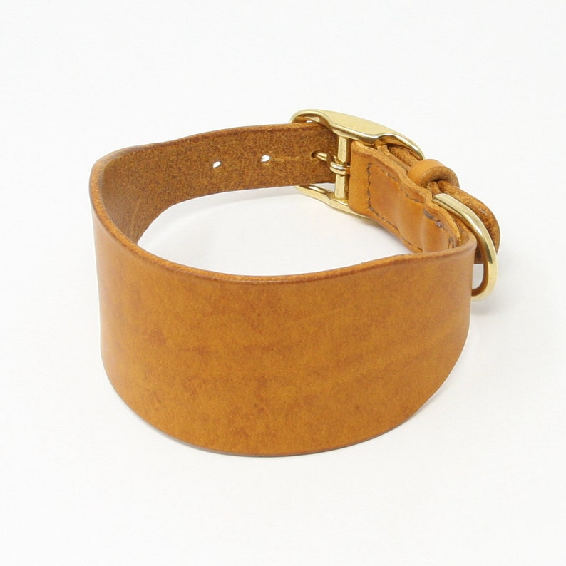 Traditional Handstitched Leather Greyhound / Hound Collar Etsy