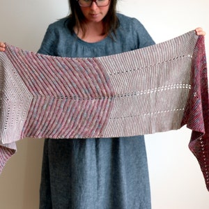 Meka Shawl Knitting Pattern / Digital PDF Download / Shawl Pattern / Knitting Pattern / Scarf / Wrap / Knit / DIY / Make Your Own