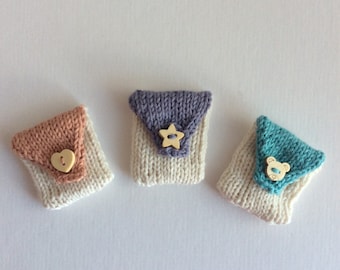 Knitting Pattern / Tooth Fairy Pouch / Children's Tooth Pouch Pattern / Kids Coin Purse Pattern / Tooth Bag