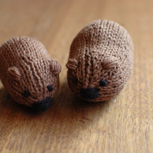 Wombat Knitting Pattern / Instant Download / Digital PDF Patterns / Australian Animals / Knitting / Knit / Easy Knitting Pattern / Beginners