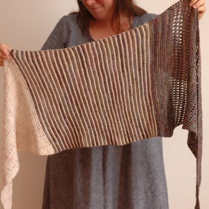 With the Flow Shawl Knitting Pattern / Digital PDF Download / Shawl Pattern / Knitting Pattern / Scarf / Wrap / Knit