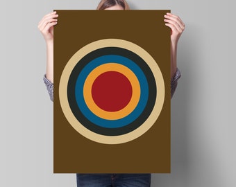 Mod Target Art Print