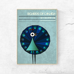 Peacock Tail - Boards of Canada Music Art Print
