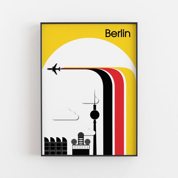 Berlin - Minimal Graphic Design Travel Poster
