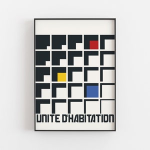 Marseille - Architectural Art Poster