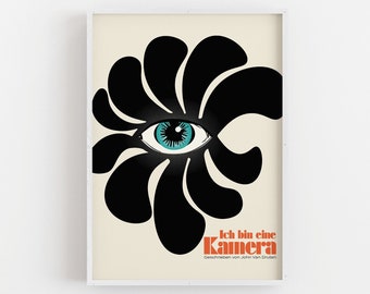 I Am a Camera - vintage style poster