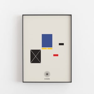 Eames House Minimal Art Print