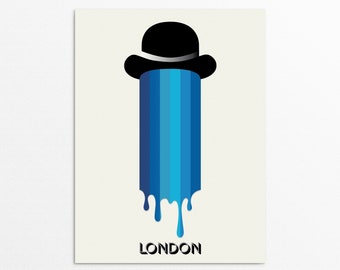 British Summer Time - London Art Print