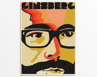 Ginsberg - Retro Styled Art Poster