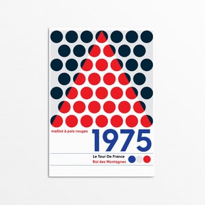 King of the Mountains - 1975 Tour De France Poster