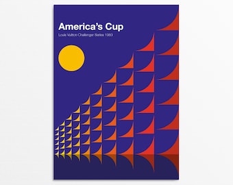 The Challenger - America's Cup Poster