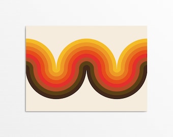 Beyond the Curve - Geometric Scandinavian Style Art Print