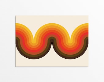 Beyond the Curve - Geometric Scandinavian Style Art Print