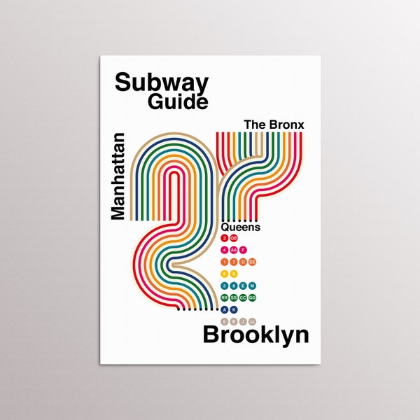 New York City U-Bahn Poster