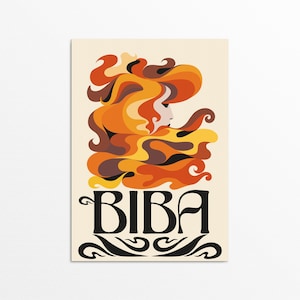 BIBA vintage poster ビバ ポスター BIBA vintage poster ビバ ポスター Biba Original Vintage Poster