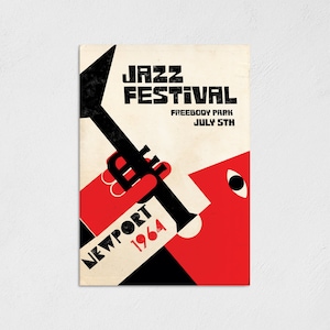 Newport 64 - Minimal Design Jazz Festival Poster