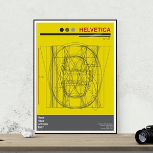 Helvetica Graphic Design Art Print image 3