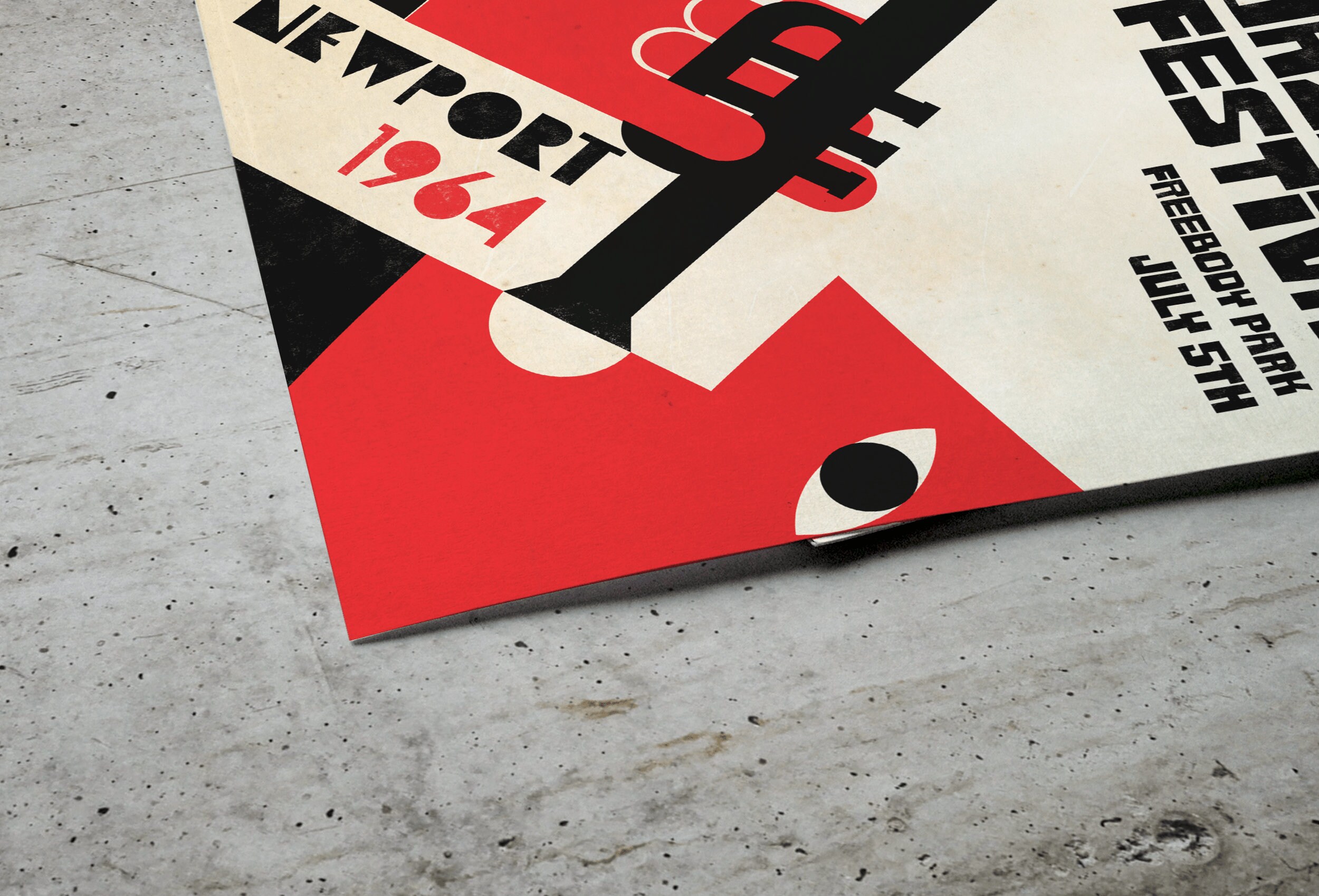 Newport 64 - Minimal Design Jazz Festival Poster