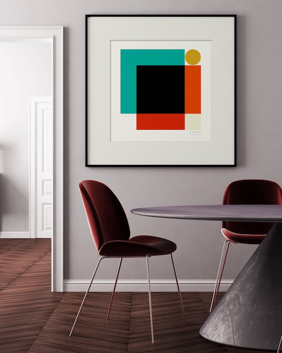 Morning - Mid Century Inspired Art Print