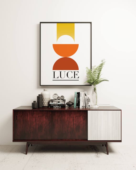 Luce - 1960s Style Advertising Graphic Design Poster