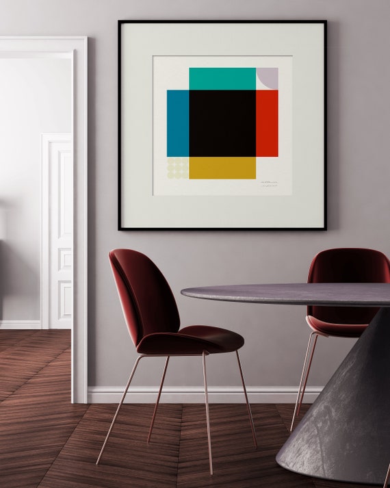 Colourfield - Mid Century Inspired Art Print