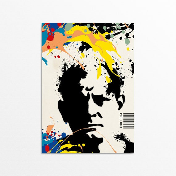 Pollock - Abstract Artist Portrait Art Print