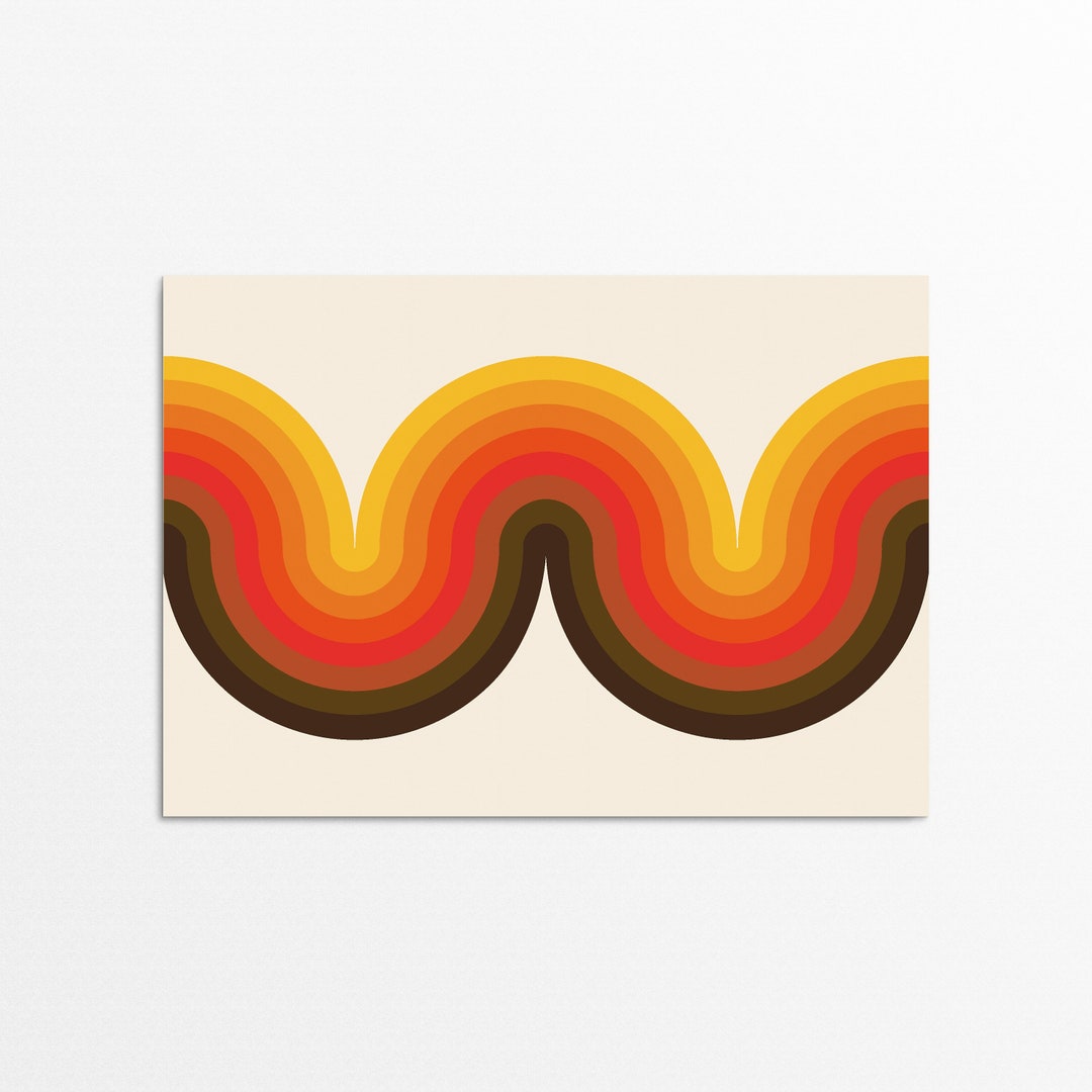 Beyond the Curve - Geometric Scandinavian Style Art Print - Etsy