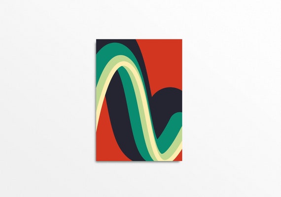 Wiggle - Bold Graphic Art Print