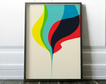 Plume - Abstract Graphic Design Print