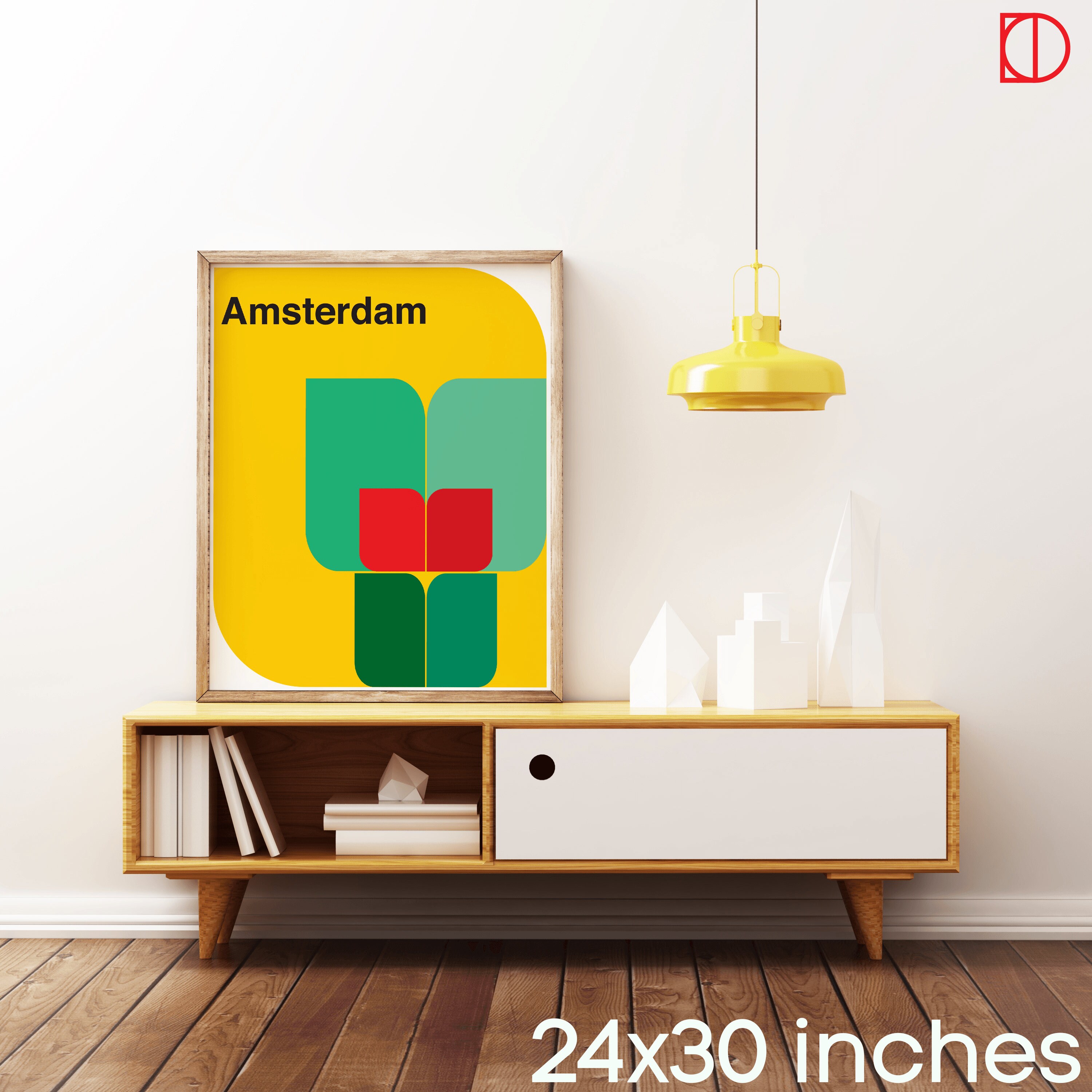 Amsterdam Graphic Design Print