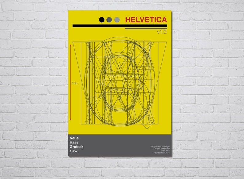 Helvetica Graphic Design Art Print image 5