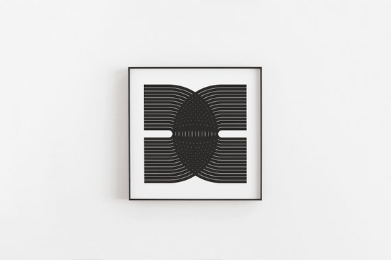 XDC - Op Art Print Featured in Mad Men Season 7