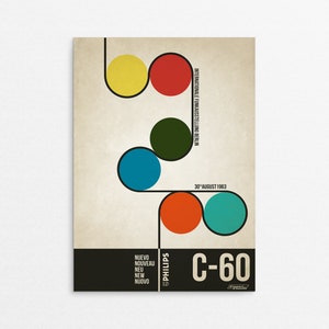 C60 - Retro Style Werbeposter