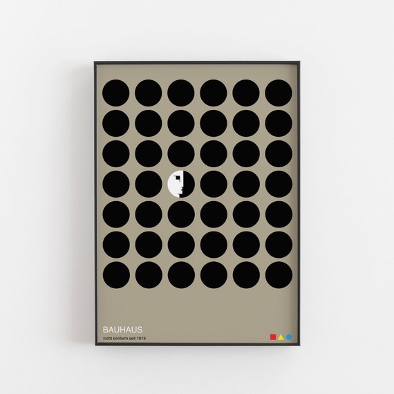 The Non-Conformists  - Bauhaus Graphic Art Poster