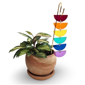 Plant Pick, Houseplant Tag, Rainbow Maker, Sun Catcher, Plant Marker, Plant Stake, Garden Decor, Plant Accessories, Plant Lover, Rainbow