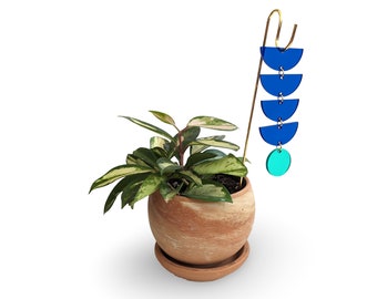 Plant Pick, Houseplant Tag, Rainbow Maker, Sun Catcher, Plant Marker, Plant Stake, Garden Decor, Plant Accessories, Plant Lover, Blue & Mint