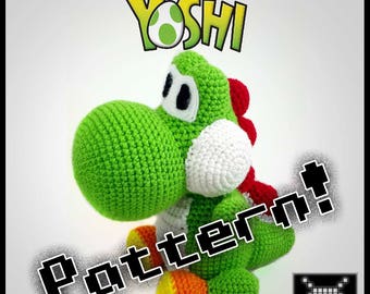 Giant Yoshi Crochet Pattern