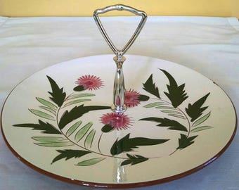 Vintage Stangl Thistle Tidbit Tray