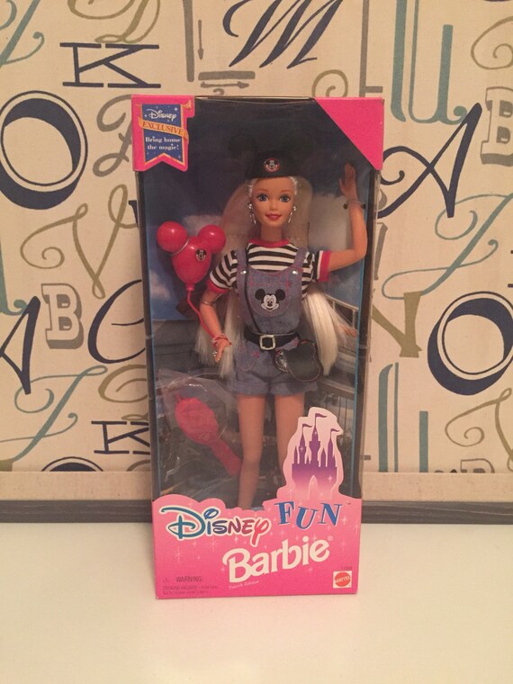mickey mouse barbie doll value
