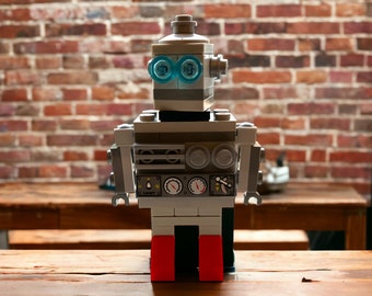 Models Built With Lego® Bricks Lego Robot with Moveable Head Perfect  Christmas Gift Birthday Gift Stocking Filler Gifts for Him