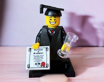 3D Printed Graduation Minifigure – Personalized Graduation Gift