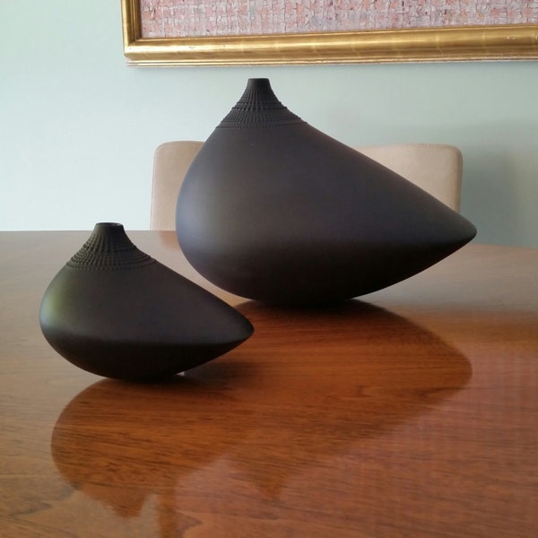 Largest Vintage Tapio Wirkkala Midcentury Rosenthal Vase Danish Modern  Pollo Series MCM