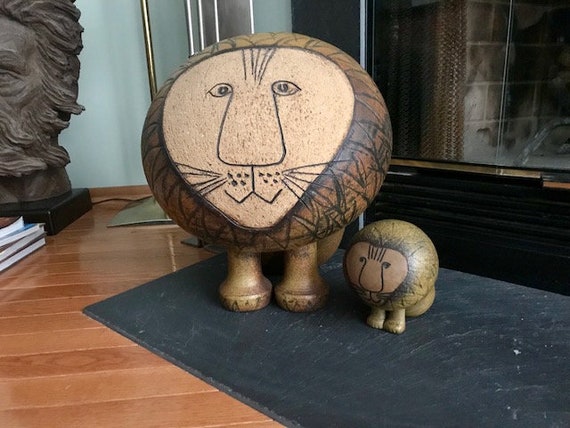 The Biggest Lisa Larson Lion Gustavsberg 1960s Vintage Piece